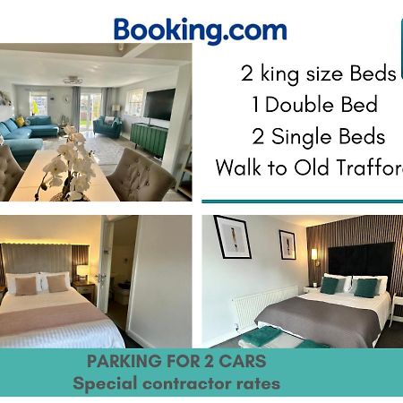 Waterside Mufc & Trafford Centre Townhouse 4 Bedroom Free Parking แมนเชสเตอร์ ภายนอก รูปภาพ